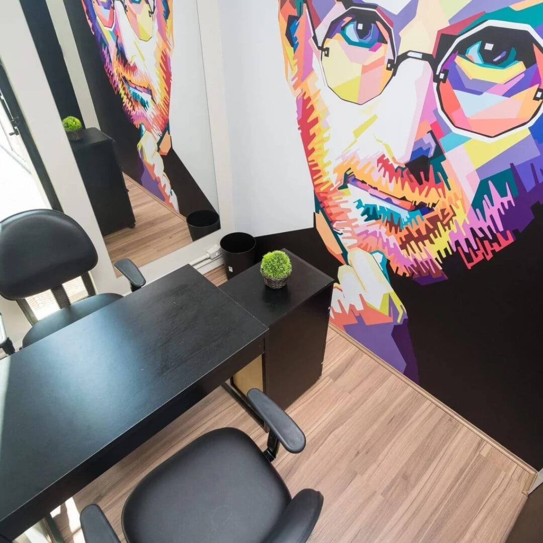 Sala 3 no coworking Trinova, em Piracicaba
