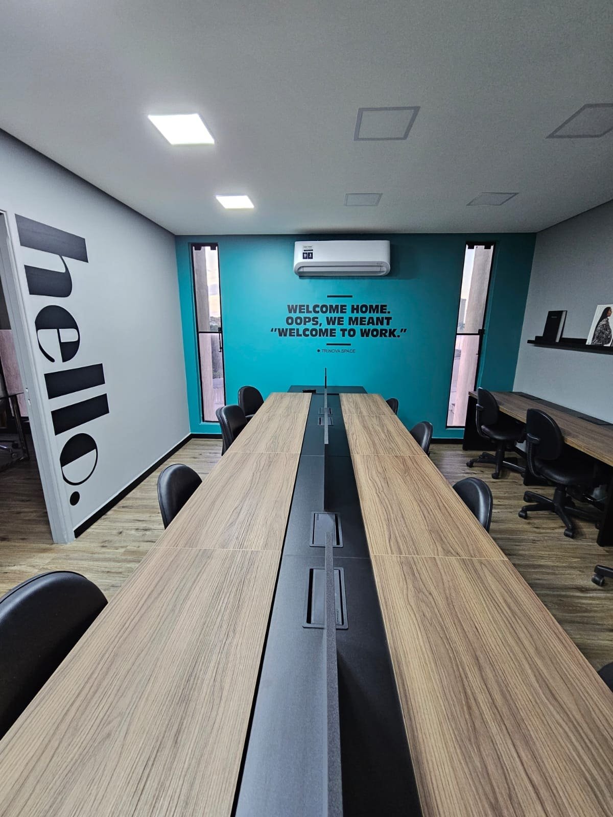 Sala 13 no coworking Trinova, em Piracicaba
